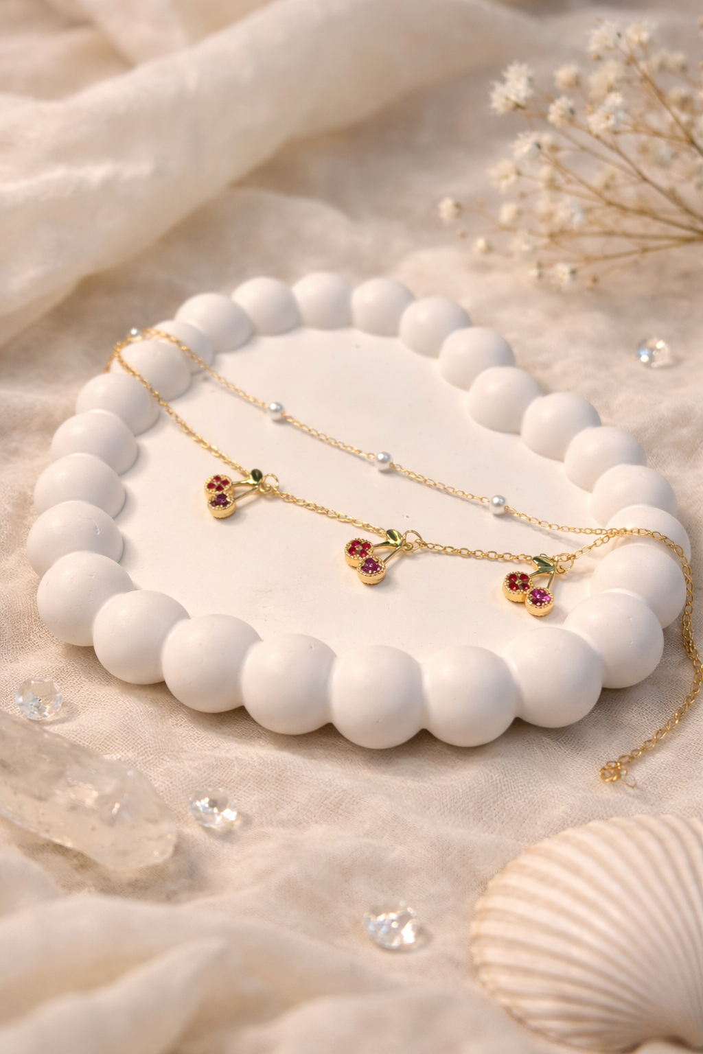 Cherry Chain Bracelet