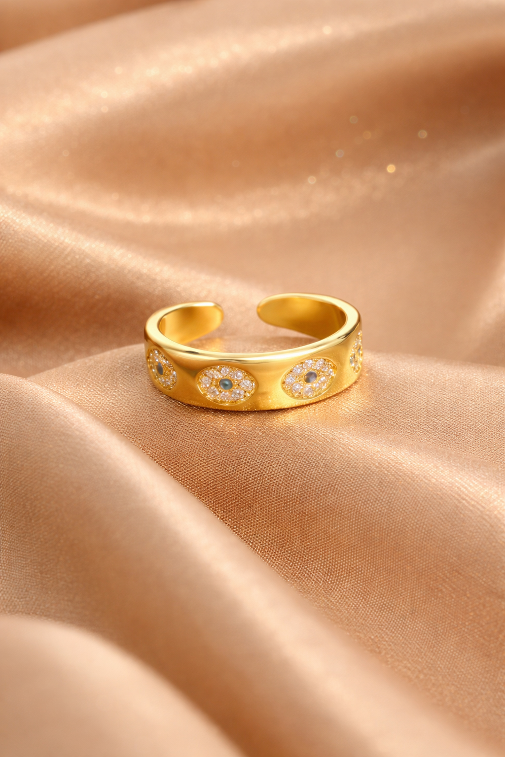 Anti Tarnish Adjustable Ring
