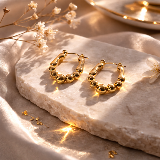 Anti Tarnish Hoop Earrings