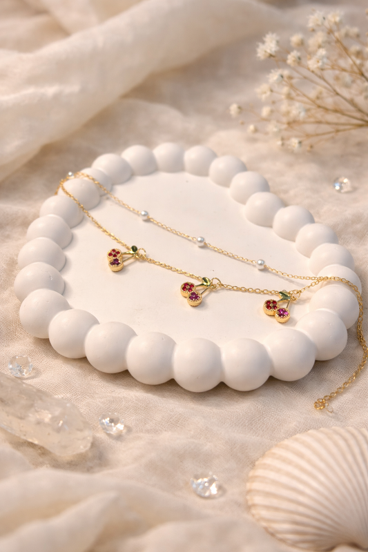 Cherry Chain Bracelet