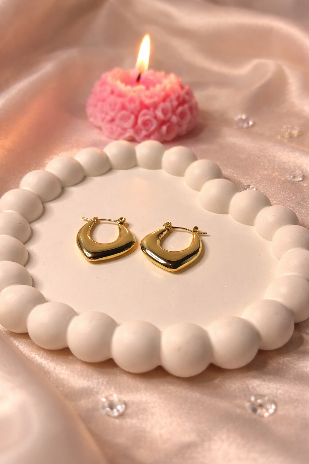 Anti Tarnish Hoops Earrings