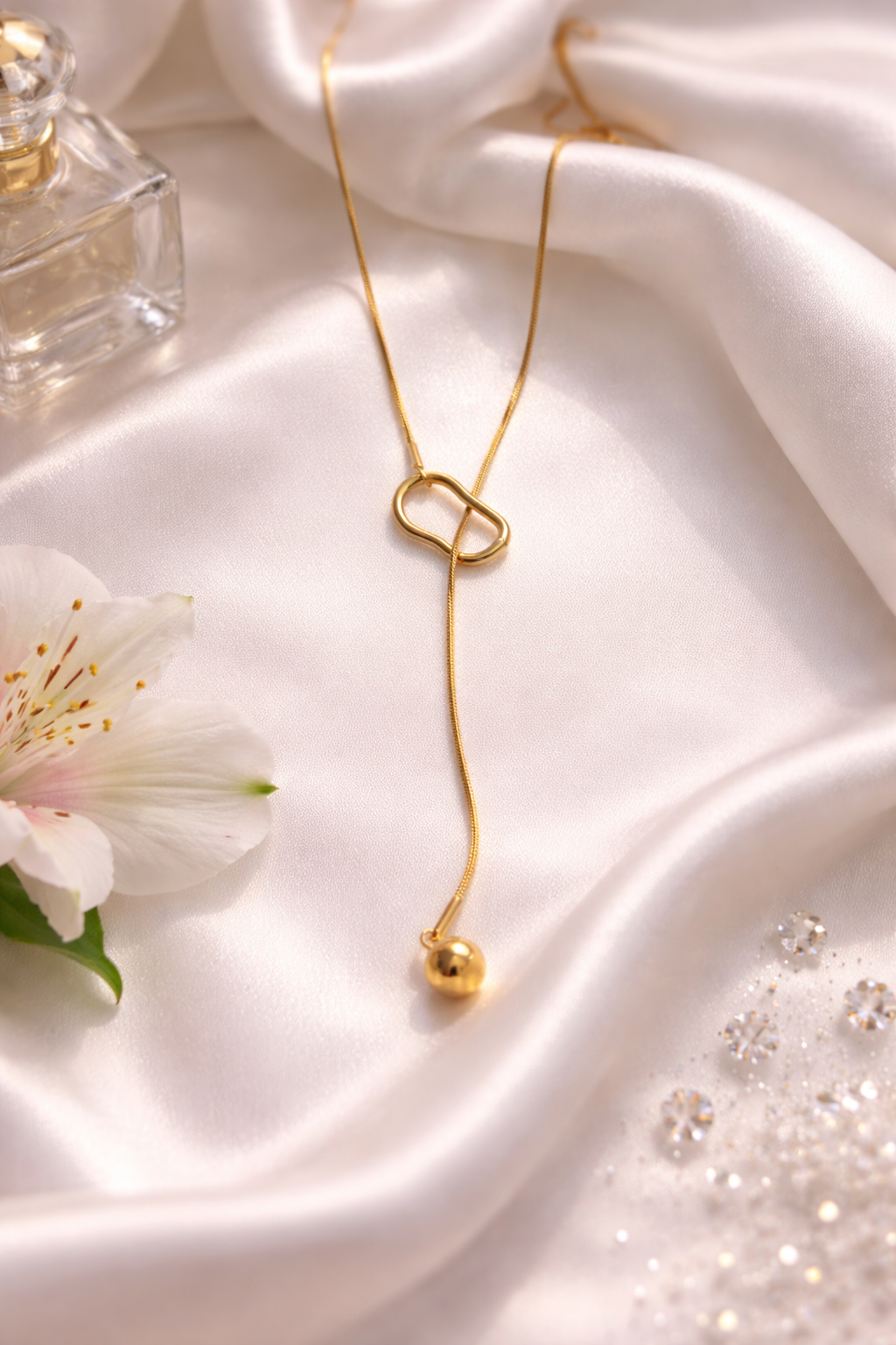 Anti Tarnish Contemporary Necklace