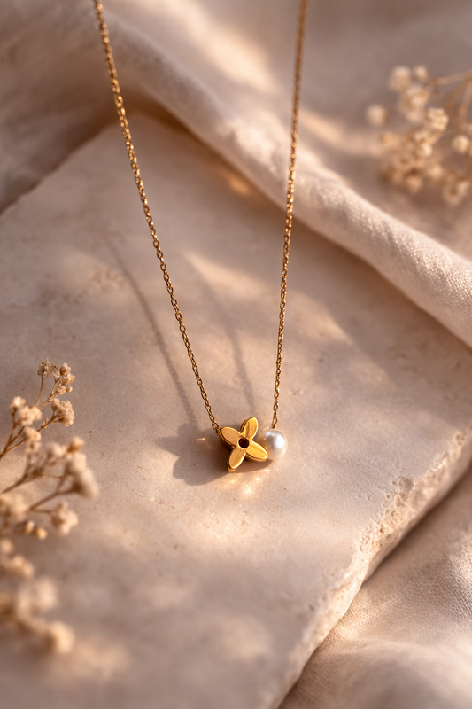 Floral Pendant Necklace