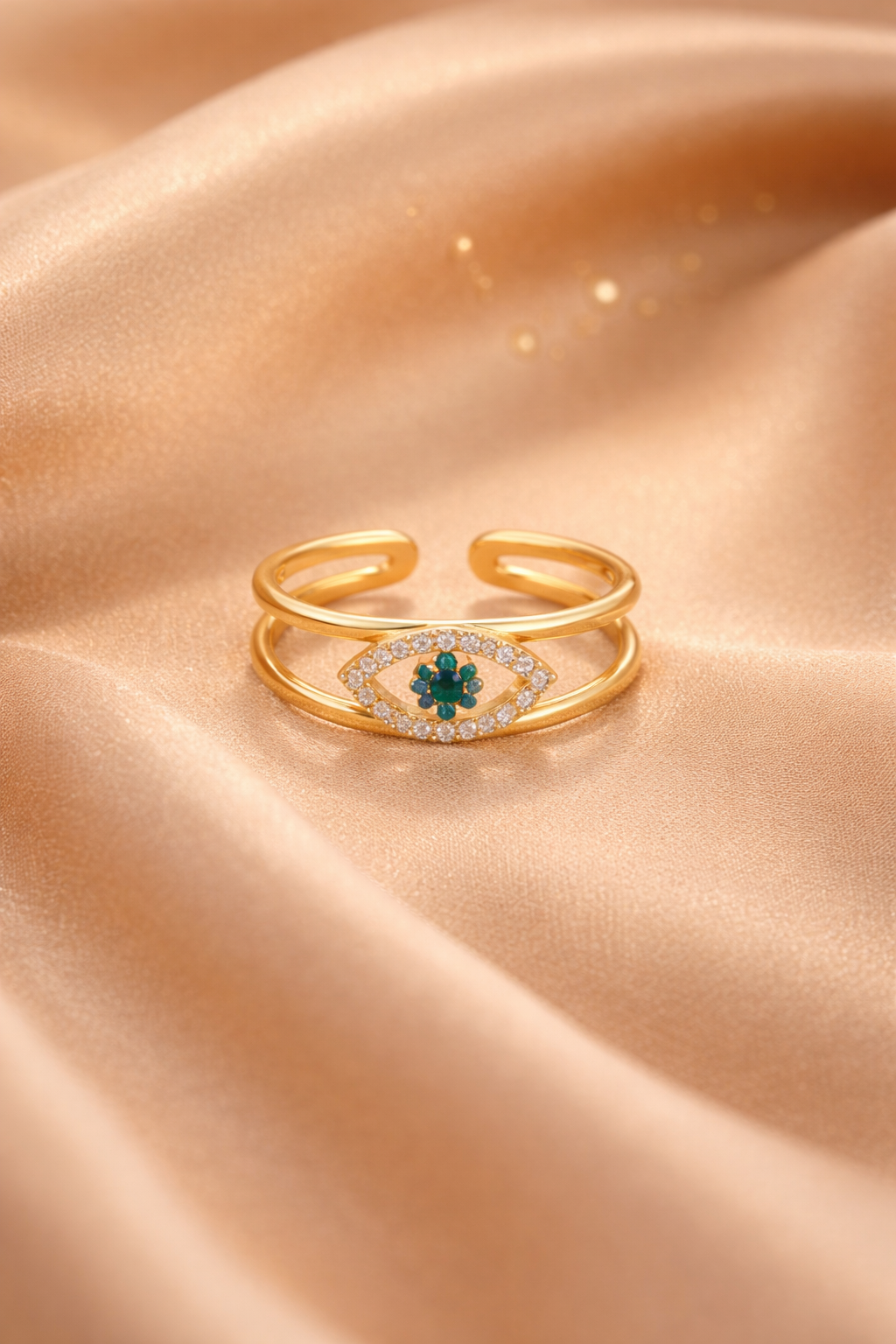 Anti Tarnish Adjustable Ring